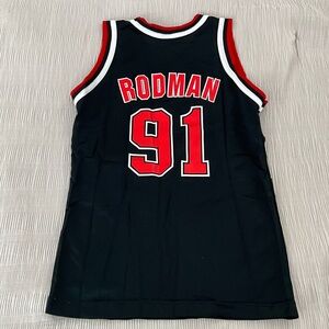 Vintage Dennis Rodman Chicago Bulls Champion Jersey - YOUTH Medium (10-12)